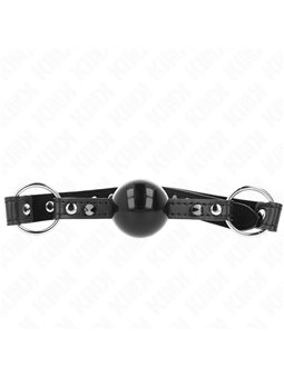 Kink - Ball 4 Cm Gag With Tip Rivet And Snap Lock 65 X 2 Cm