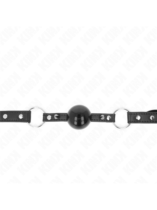 Kink - Ball 4 Cm Gag With Tip Rivet And Snap Lock 65 X 2 Cm