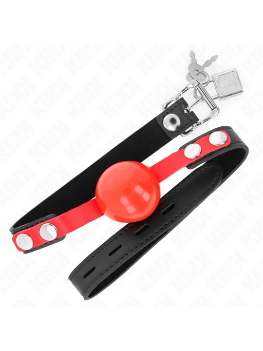 Kink - Soft Tpe Ball 4 Cm Gag Model 4 60 X 2 Cm Adjustable 37-52 Cm