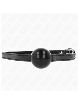 Kink - Black Single Solid Ball 4 Cm Gag 65 X 1.5 Cm