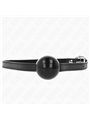 Kink - Black Single Solid Ball 4 Cm Gag 65 X 1.5 Cm