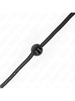 Kink - Black Single Solid Ball 4 Cm Gag 65 X 1.5 Cm