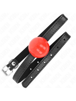 Kink - Red Single Solid Ball 4 Cm Gag 65 X 1.5 Cm