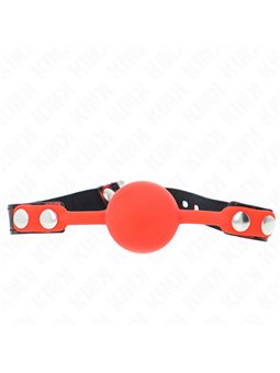 Kink - Model 2 Silicone Ball 4 Cm Gag With Lock 60 X 2 Cm