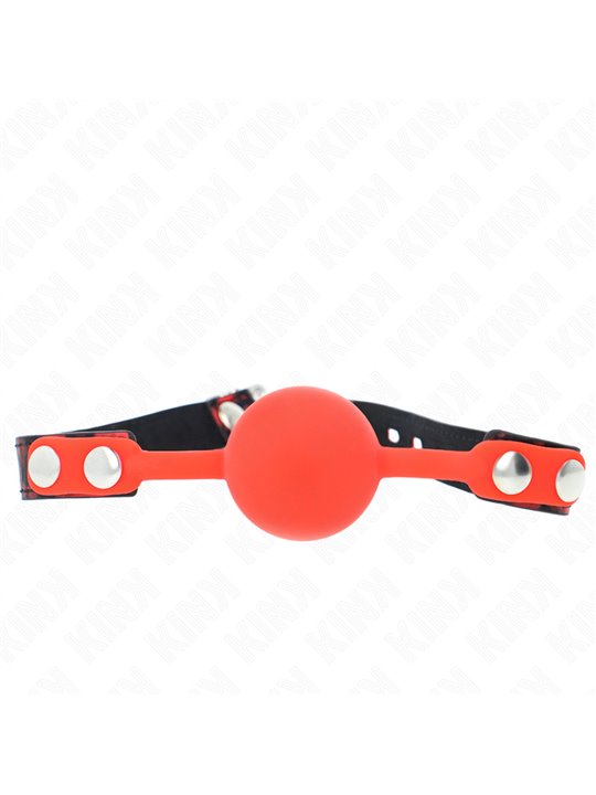 Kink - Model 2 Silicone Ball 4 Cm Gag With Lock 60 X 2 Cm