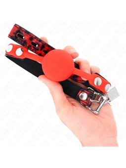 Kink - Model 2 Silicone Ball 4 Cm Gag With Lock 60 X 2 Cm