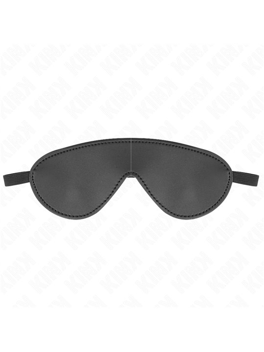 Kink - Mascherina Copri Occhi in Pelle Vegana 19,5x7,5 Cm