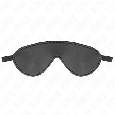 Kink - Mascherina Copri Occhi in Pelle Vegana 19,5x7,5 Cm