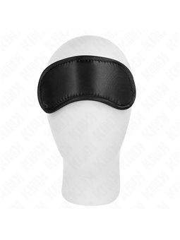 Kink - Mascherina Copri Occhi in Raso Nero 19x6 Cm Regolabile 16-38 Cm