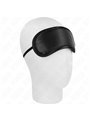 Kink - Mascherina Copri Occhi in Raso Nero 19x6 Cm Regolabile 16-38 Cm