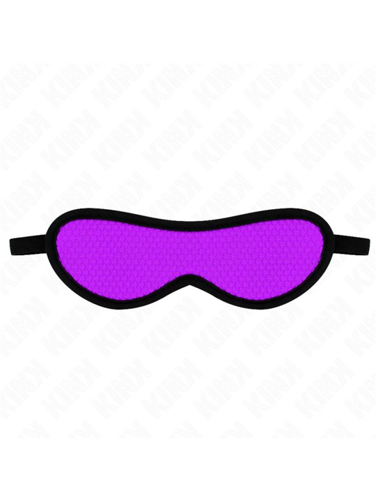 Kink - Mascherina Copri Occhi 20x7 Cm Viola con Bordo Nero