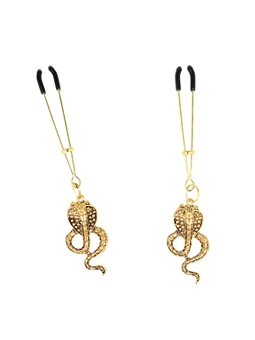 Kink - Pinze per Capezzoli con Pendenti Cobra 6 Cm