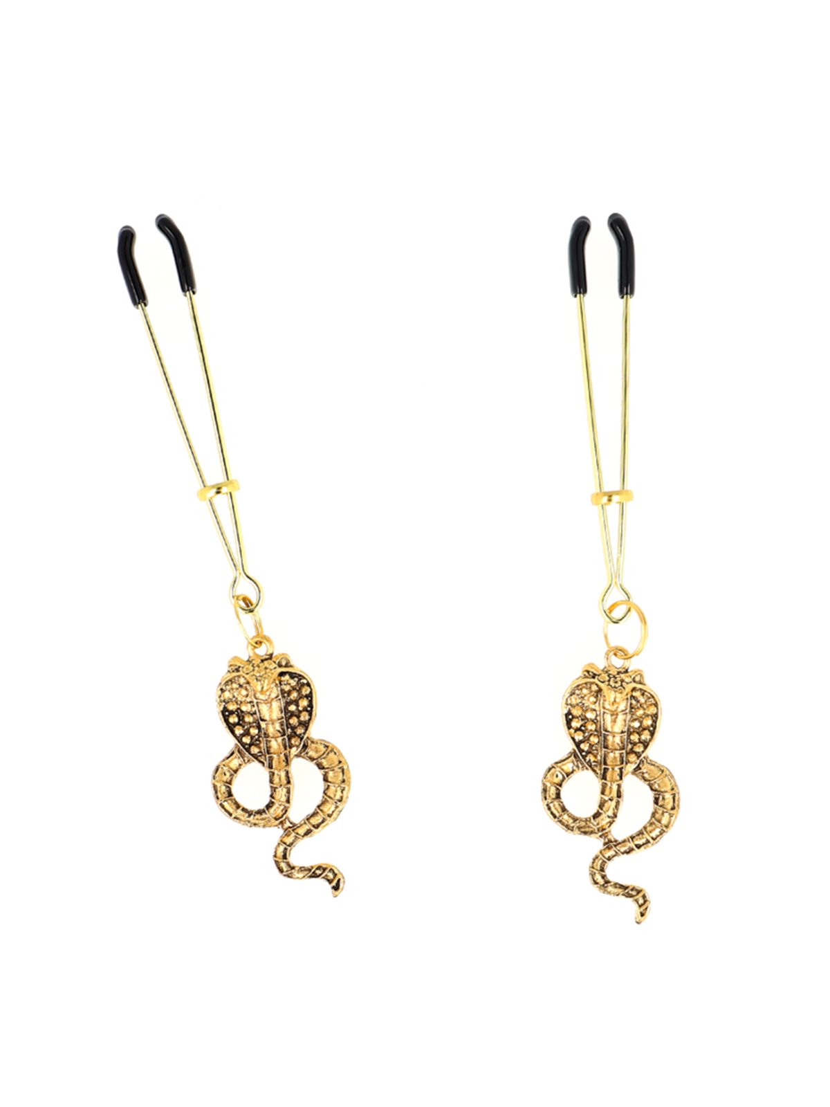 Kink - Pinze per Capezzoli con Pendenti Cobra 6 Cm