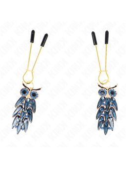 Kink - Owl Pendant Nipple Clamps 6 Cm