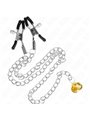 Kink - Chain Nipple Clamps With Horn Pendant 30 Cm