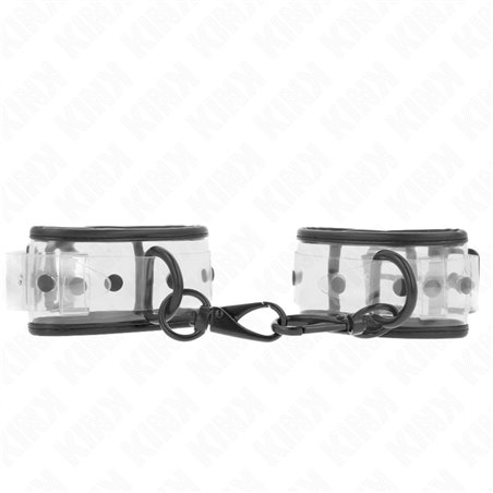 Kink - Polsini in PVC Trasparente Regolabili 18-30x5,5 Cm