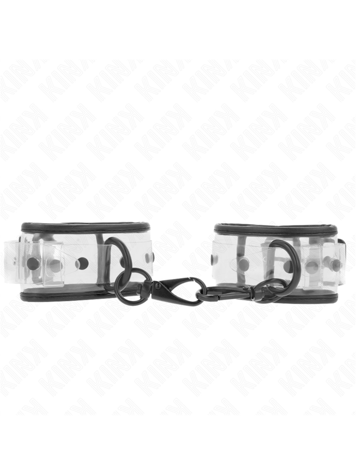 Kink - Polsini in PVC Trasparente Regolabili 18-30x5,5 Cm