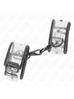 Kink - Polsini in PVC Trasparente Regolabili 18-30x5,5 Cm