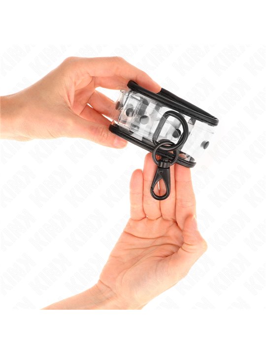 Kink - Clear Wrist Cuffs Adjustable 18-30 Cm X 5.5 Cm
