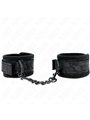 Kink - Polsini in Neoprene con Dettagli in Pizzo Nero 20-29x5 Cm