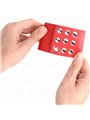 Kink - Wrist Restraints With Snap Fasten Red Adjustable 19-24 Cm X 5.5 Cm