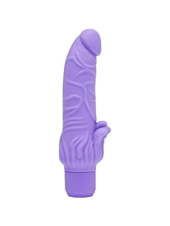 Toyjoy - Vibratore Vaginale in Silicone Dildo Falllo Vibrante Get Real Realistico Sex Toys Purple