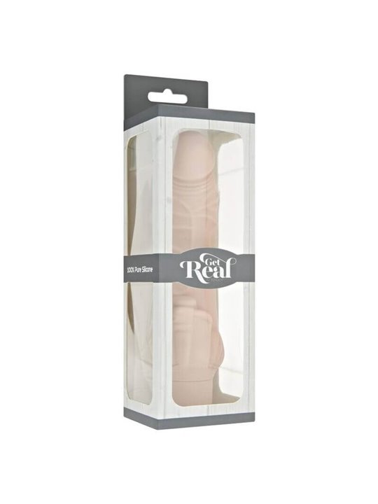 Toyjoy - Vibratore Realistico Get Real in Silicone Flesh Classic Stim