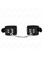 Kink - Polsini In Nylon Nero Con Cintura in Ecopelle Nera 19-29x5,1 Cm