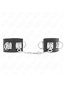 Kink - Multiposition Wrist Restraints With Padlock Closure Black Adjustable 16-23 Cm X 5.5 Cm
