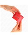 Kink - Wrist Restraints With Padlock Closure Red Adjustable 16-23 Cm X 5.5 Cm