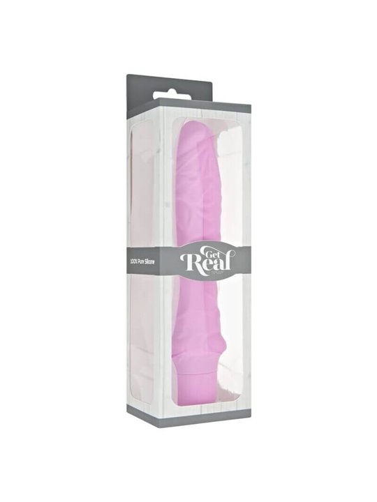 Toyjoy - Vibratore Vaginale Get Real Pink Fallo Dildo in Silicone Realistico Pene Finto