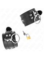 Kink - O-Ring Locked Wrist Restraints Black Adjustable 20-28 Cm X 5.5 Cm