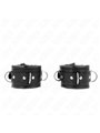 Kink - Heavy Wrist Restraints With Black Fur Lined Adjustable 20-30 Cm X 6 Cm