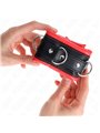 Kink - Heavy Wrist Restraints With Red Fur Lined Adjustable 20-30 Cm X 6 Cm