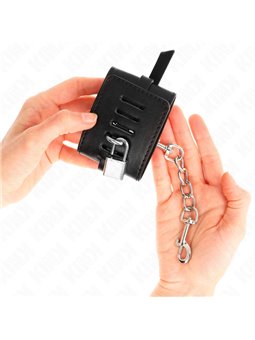 Kink - Deluxe Locking Wrist Restraints Black Adjustable 14.5-21 Cm X 6 Cm