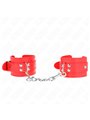 Kink - Simple Wrist Restraints Red Adjustable 20-23 Cm X 5.5 Cm