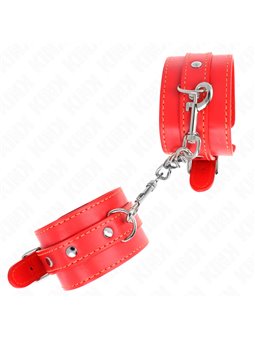 Kink - Thin Wrist Restraints Red Adjustable 21-33 Cm