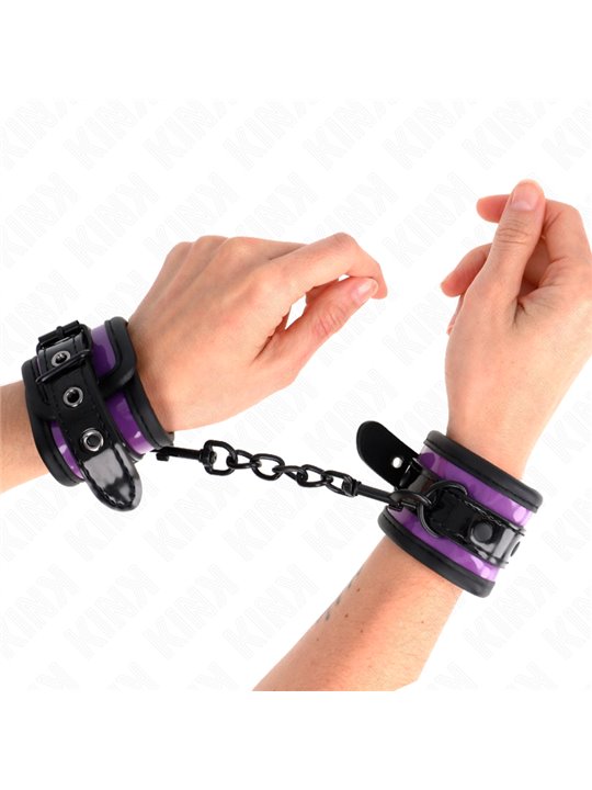 Kink - Neoprene Wrist Restraints Light Purple Ajustable 21-28 Cm X 5 Cm