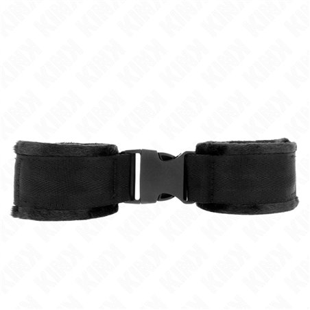 Kink - Nylon Bind Hook&Loop Wrist Restraints Red-Black Model 1 Ajdustable 25-35 Cm X 6 Cm