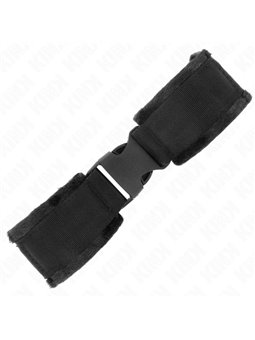 Kink - Nylon Bind Hook&Loop Wrist Restraints Red-Black Model 1 Ajdustable 25-35 Cm X 6 Cm