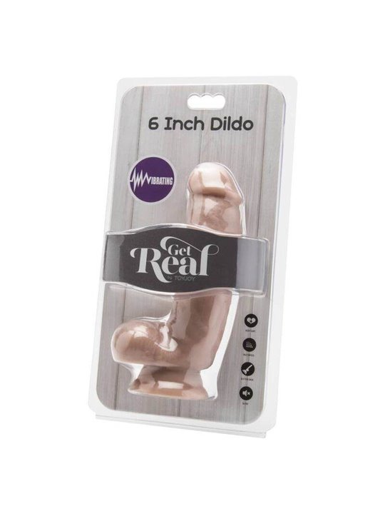 Toyjoy - Vibratore Fallo Realistico Get Real Flesh 6 W. Balls