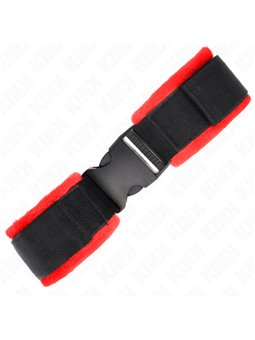 Kink - Nylon Bind Hook&Loop Wrist Restraints Black Model 1 Ajdustable 25-35 Cm X 6 Cm