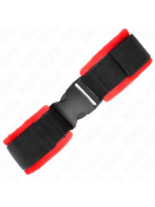 Kink - Nylon Bind Hook&Loop Wrist Restraints Black Model 1 Ajdustable 25-35 Cm X 6 Cm