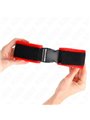 Kink - Nylon Bind Hook&Loop Wrist Restraints Black Model 1 Ajdustable 25-35 Cm X 6 Cm