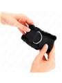 Kink - Furry Lined Wrist Restraints Black Adjustable 17-31 Cm X 7 Cm