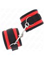 Kink - Polsini In Nylon con Velcro Rosso-Nero 18-35x6 Cm Modello 2
