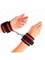 Kink - Polsini In Nylon con Velcro Rosso-Nero 18-35x6 Cm Modello 2