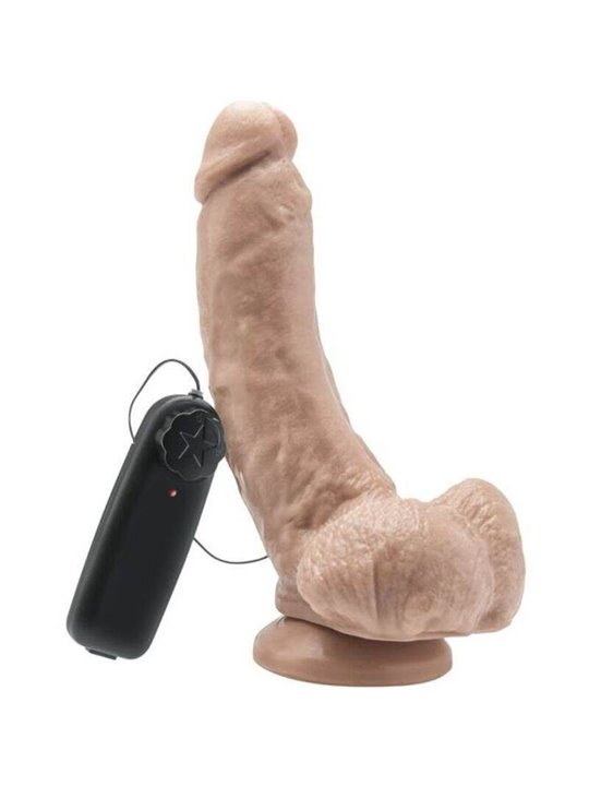 Toyjoy - Vibratore Realistico Get Real 8 con Testicoli e Ventosa
