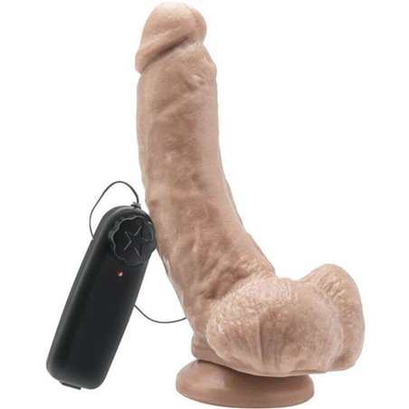 Toyjoy - Vibratore Realistico Get Real 8 con Testicoli e Ventosa