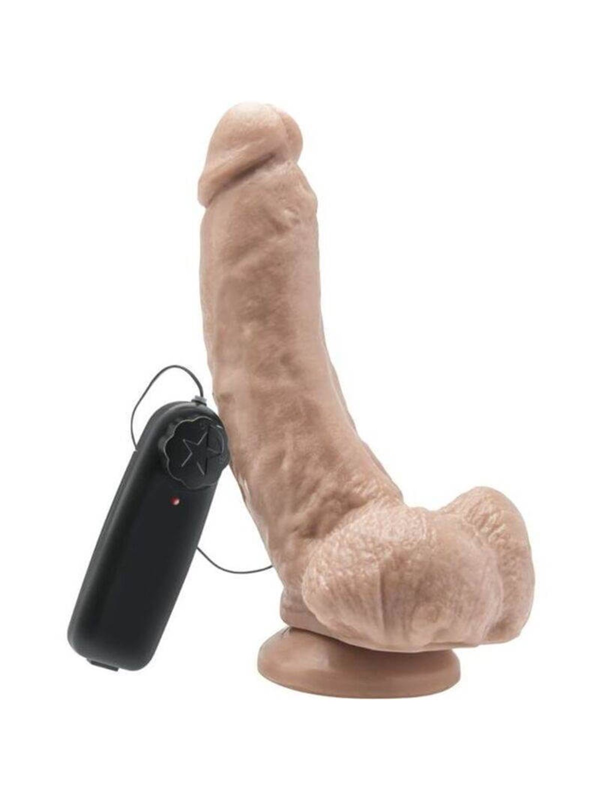 Toyjoy - Vibratore Realistico Get Real 8 con Testicoli e Ventosa